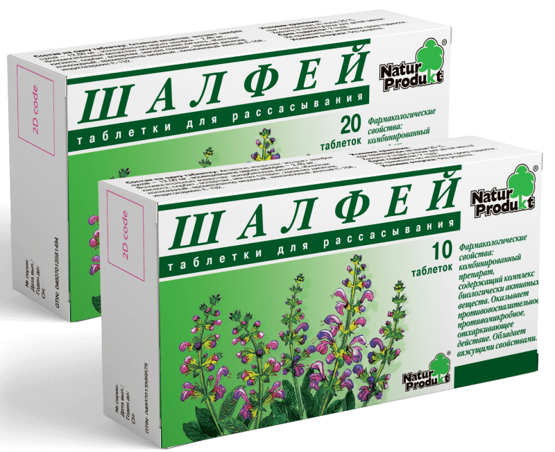 Болит горло — Шалфей